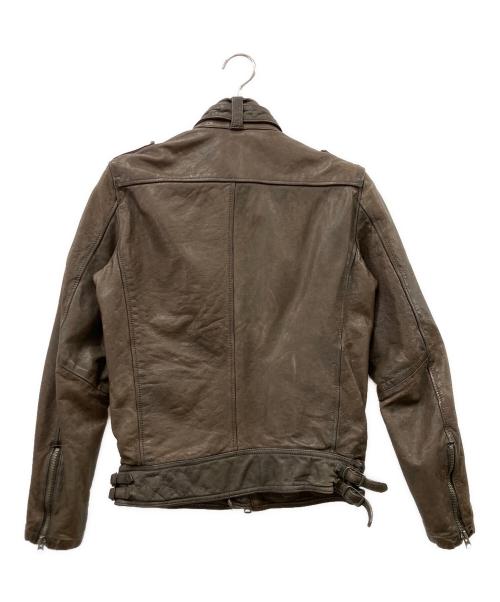 nano・universe（ナノ・ユニバース）nano・universe (ナノ・ユニバース) KMGR レザージャケット ブラック サイズ:size44の古着・服飾アイテム