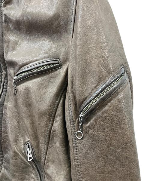 nano・universe（ナノ・ユニバース）nano・universe (ナノ・ユニバース) KMGR レザージャケット ブラック サイズ:size44の古着・服飾アイテム