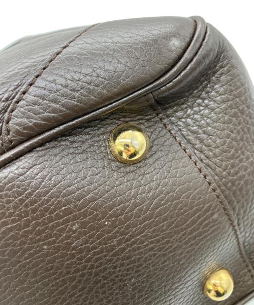 J&M DAVIDSON（ジェイ＆エム デヴィッドソン）J&M DAVIDSON (ジェイ＆エム デヴィッドソン) ハンドバッグ ブラウンの古着・服飾アイテム