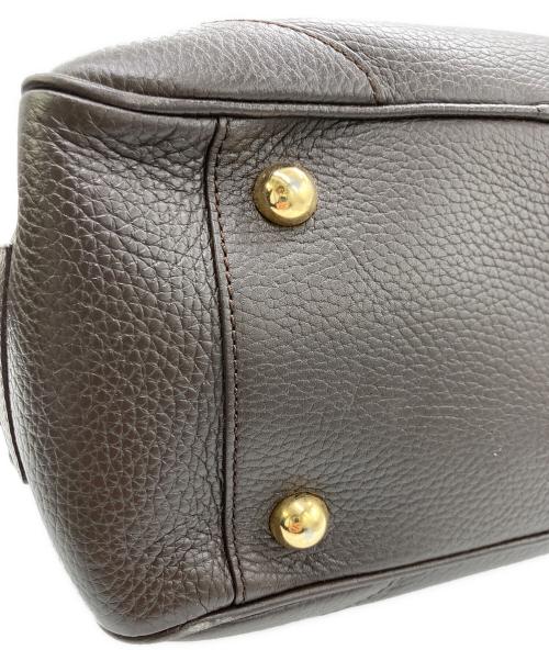 J&M DAVIDSON（ジェイ＆エム デヴィッドソン）J&M DAVIDSON (ジェイ＆エム デヴィッドソン) ハンドバッグ ブラウンの古着・服飾アイテム