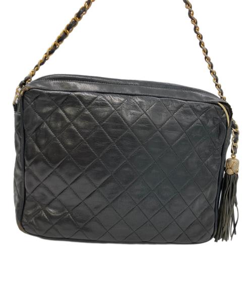 CHANEL（シャネル）CHANEL (シャネル) ショルダーバッグ ブラックの古着・服飾アイテム