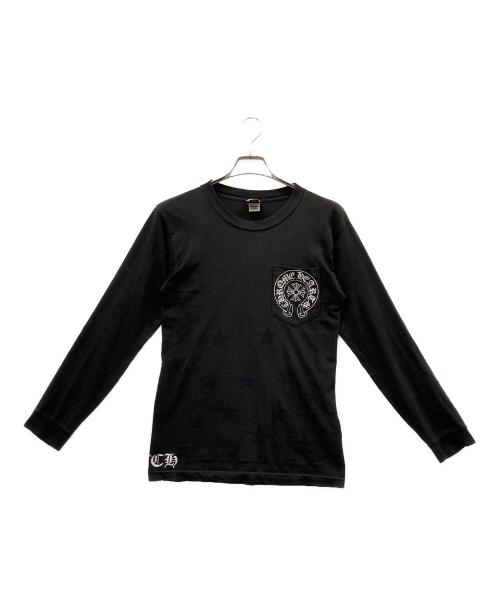 CHROME HEARTS（クロムハーツ）CHROME HEARTS (クロムハーツ) 長袖カットソー ブラック サイズ:Sの古着・服飾アイテム