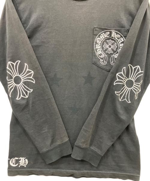 CHROME HEARTS（クロムハーツ）CHROME HEARTS (クロムハーツ) 長袖カットソー ブラック サイズ:Sの古着・服飾アイテム