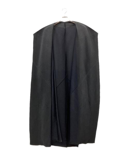 ISSEY MIYAKE（イッセイミヤケ）ISSEY MIYAKE (イッセイミヤケ) 薄手カーディガン ブラック サイズ:2の古着・服飾アイテム