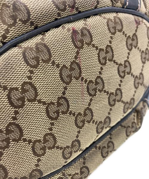 GUCCI（グッチ）GUCCI (グッチ) トートバッグ ベージュ×ダークブラウンの古着・服飾アイテム