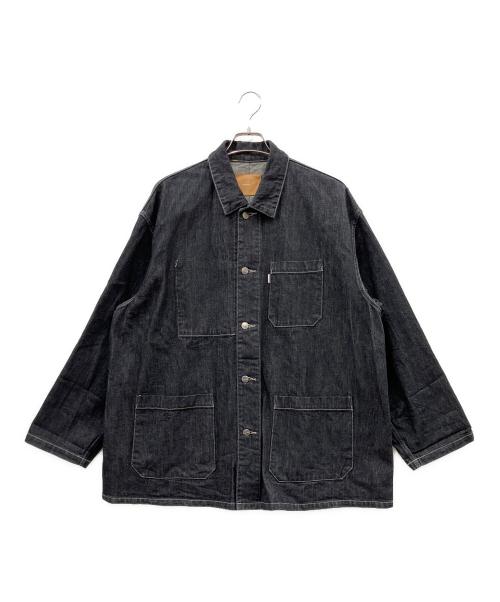 Graphpaper（グラフペーパー）Graphpaper (グラフペーパー) デニムジャケット ブラック サイズ:size２の古着・服飾アイテム