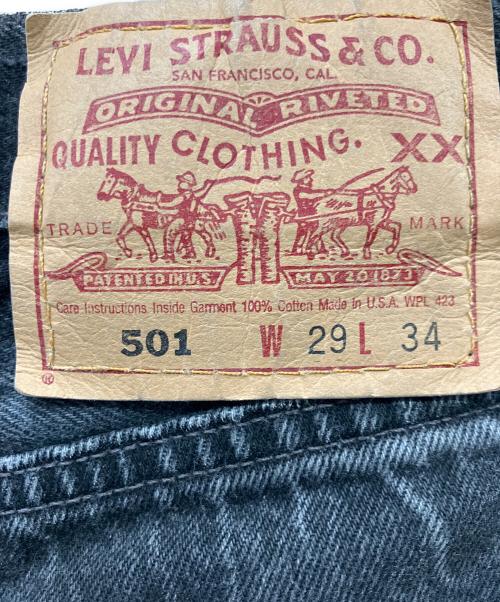 LEVI'S（リーバイス）LEVI'S (リーバイス) デニムパンツ ブラック サイズ:size73.5(W29)の古着・服飾アイテム