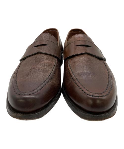 Crockett & Jones（クロケット＆ジョーンズ）Crockett & Jones (クロケット＆ジョーンズ) BARNEYS NEWYORK (バーニーズ・ニューヨーク) コインローファー ブラウン サイズ:7Eの古着・服飾アイテム