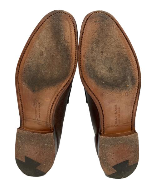 Crockett & Jones（クロケット＆ジョーンズ）Crockett & Jones (クロケット＆ジョーンズ) BARNEYS NEWYORK (バーニーズ・ニューヨーク) コインローファー ブラウン サイズ:7Eの古着・服飾アイテム
