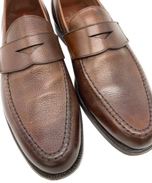 Crockett & Jones（クロケット＆ジョーンズ）Crockett & Jones (クロケット＆ジョーンズ) BARNEYS NEWYORK (バーニーズ・ニューヨーク) コインローファー ブラウン サイズ:7Eの古着・服飾アイテム