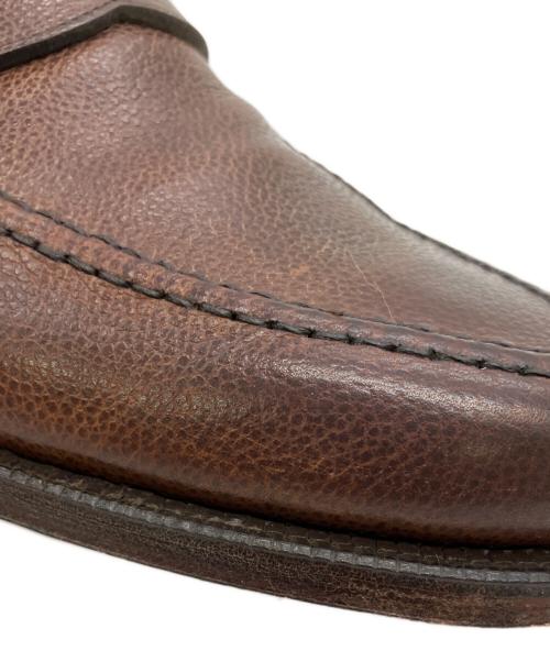 Crockett & Jones（クロケット＆ジョーンズ）Crockett & Jones (クロケット＆ジョーンズ) BARNEYS NEWYORK (バーニーズ・ニューヨーク) コインローファー ブラウン サイズ:7Eの古着・服飾アイテム