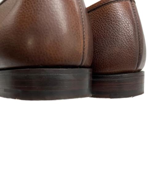 Crockett & Jones（クロケット＆ジョーンズ）Crockett & Jones (クロケット＆ジョーンズ) BARNEYS NEWYORK (バーニーズ・ニューヨーク) コインローファー ブラウン サイズ:7Eの古着・服飾アイテム
