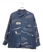 Porter Classicポータークラシック）の古着「長袖シャツ」｜ネイビー