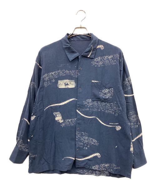 Porter Classic（ポータークラシック）Porter Classic (ポータークラシック) 長袖シャツ ネイビー サイズ:Sの古着・服飾アイテム