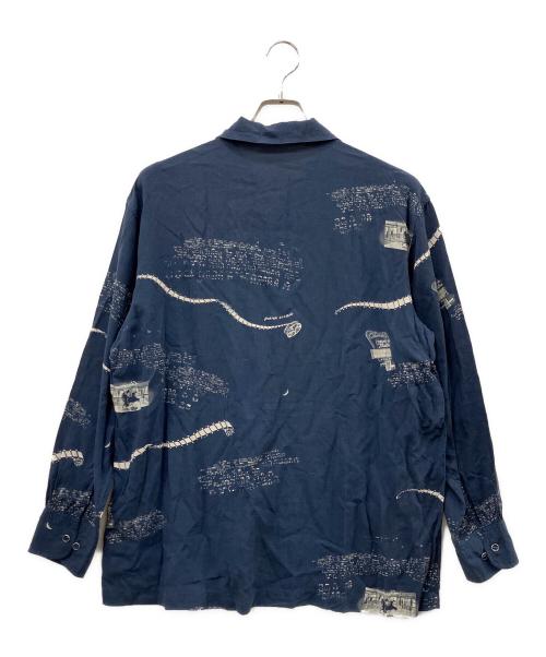Porter Classic（ポータークラシック）Porter Classic (ポータークラシック) 長袖シャツ ネイビー サイズ:Sの古着・服飾アイテム