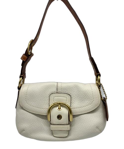 COACH（コーチ）COACH (コーチ) ショルダーバッグ アイボリーの古着・服飾アイテム