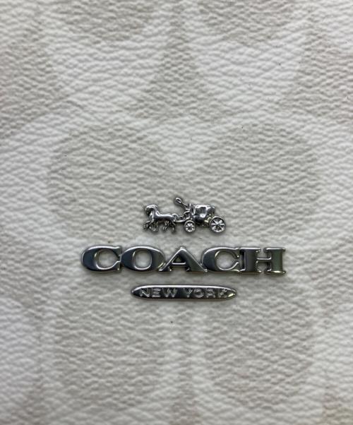COACH（コーチ）COACH (コーチ) ショルダーバッグ ホワイトの古着・服飾アイテム