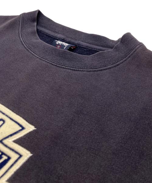 stussy（ステューシー）stussy (ステューシー) ヴィンテージクルーネックスウェット ネイビー サイズ:Mの古着・服飾アイテム