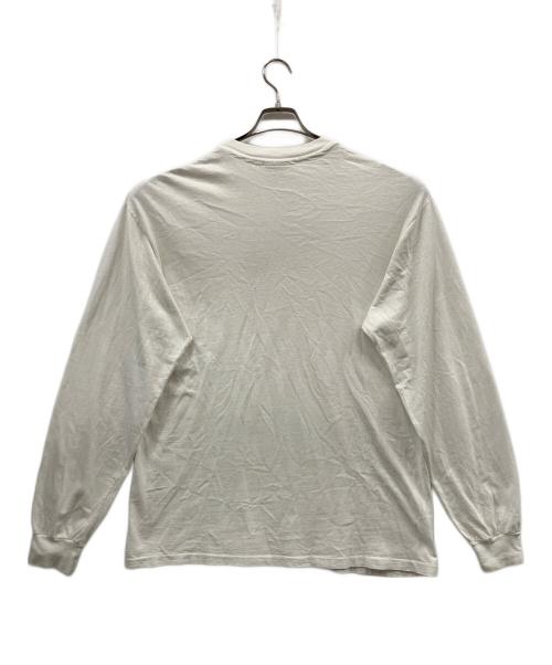 Hanes（ヘインズ）Hanes (ヘインズ) 長袖カットソー ホワイト サイズ:XLの古着・服飾アイテム