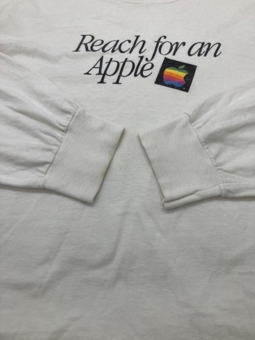 Hanes（ヘインズ）Hanes (ヘインズ) 長袖カットソー ホワイト サイズ:XLの古着・服飾アイテム