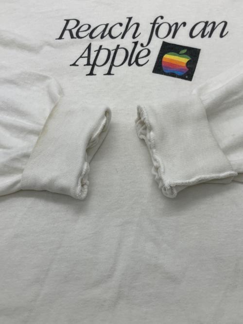 Hanes（ヘインズ）Hanes (ヘインズ) 長袖カットソー ホワイト サイズ:XLの古着・服飾アイテム