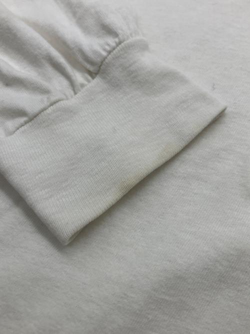 Hanes（ヘインズ）Hanes (ヘインズ) 長袖カットソー ホワイト サイズ:XLの古着・服飾アイテム