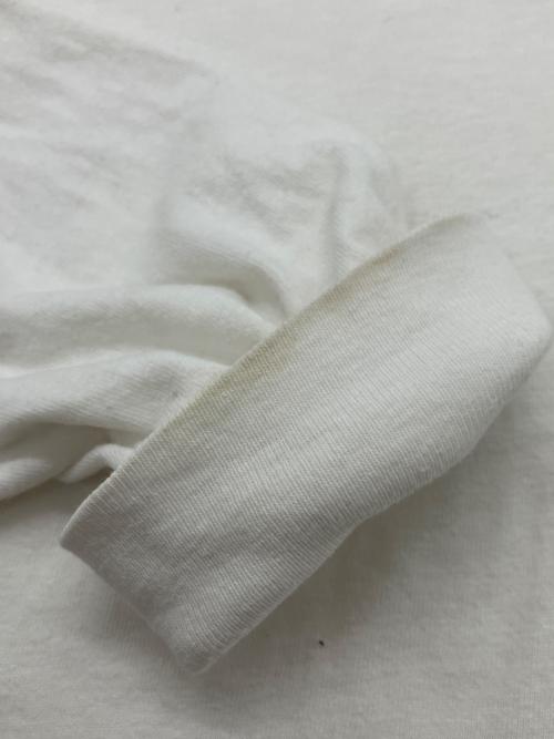Hanes（ヘインズ）Hanes (ヘインズ) 長袖カットソー ホワイト サイズ:XLの古着・服飾アイテム