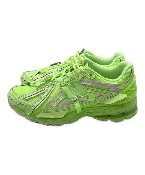 NEW BALANCE（ニューバランス）NEW BALANCE (ニューバランス) ローカットスニーカー 黄緑 サイズ:23.5cmの古着・服飾アイテム