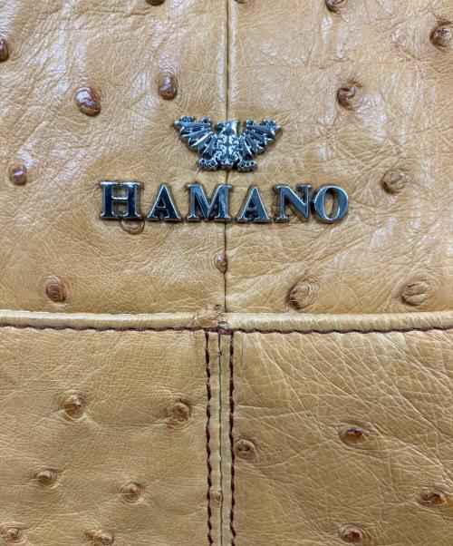 Hamano（ハマノ）Hamano (ハマノ) レザーショルダーバッグ キャメルの古着・服飾アイテム