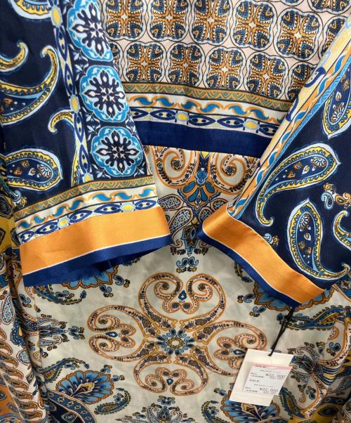 GRACE CONTINENTAL（（グレースコンチネンタル）GRACE CONTINENTAL (（グレースコンチネンタル) 長袖ワンピース ブルー×イエロー サイズ:size38 未使用品の古着・服飾アイテム