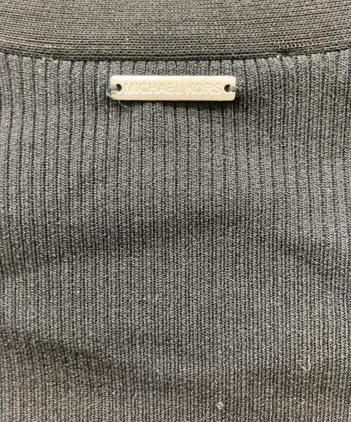 MICHAEL KORS（マイケルコース）MICHAEL KORS (マイケルコース) 薄手カーディガン ブラック サイズ:S 未使用品の古着・服飾アイテム