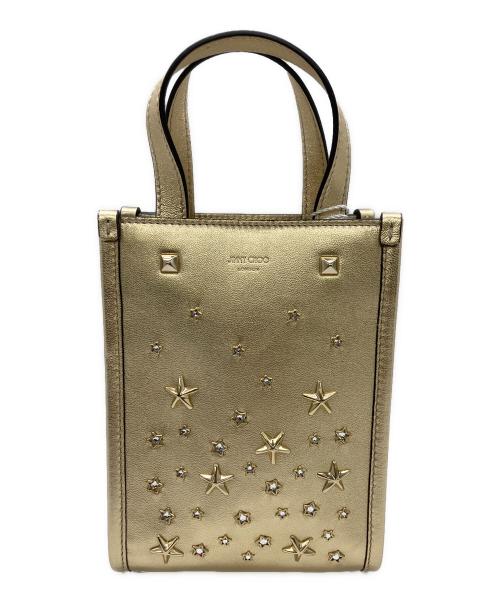 JIMMY CHOO（ジミーチュウ）JIMMY CHOO (ジミーチュウ) 2WAYバッグ ゴールド 未使用品の古着・服飾アイテム