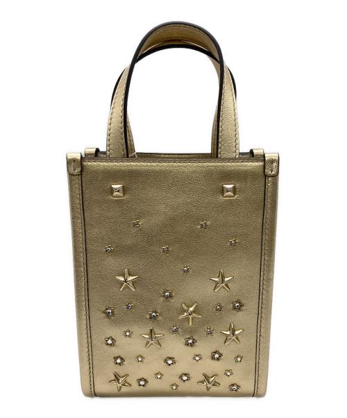 JIMMY CHOO（ジミーチュウ）JIMMY CHOO (ジミーチュウ) 2WAYバッグ ゴールド 未使用品の古着・服飾アイテム