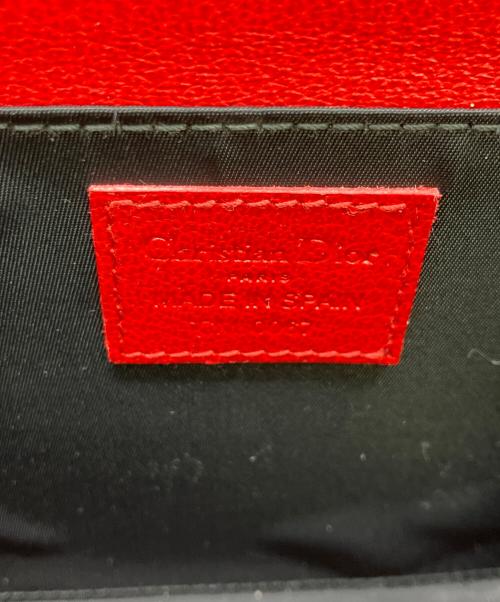 Christian Dior（クリスチャン ディオール）Christian Dior (クリスチャン ディオール) バニティバッグ レッドの古着・服飾アイテム