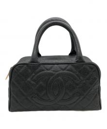 CHANEL（シャネル）の古着「ミニボストンバッグ」｜ブラック