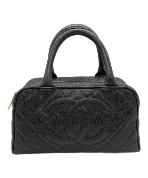 CHANEL（シャネル）CHANEL (シャネル) ミニボストンバッグ ブラックの古着・服飾アイテム