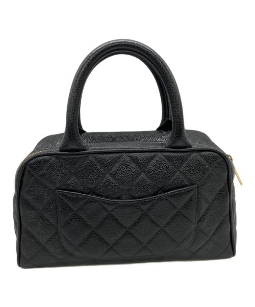 CHANEL（シャネル）CHANEL (シャネル) ミニボストンバッグ ブラックの古着・服飾アイテム