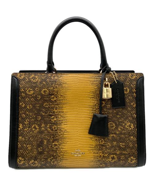 COACH（コーチ）COACH (コーチ) トートバッグ イエローの古着・服飾アイテム