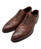Crockett & Jonesクロケット＆ジョーンズ）の古着「ストレートチップシューズ」｜ブラウン