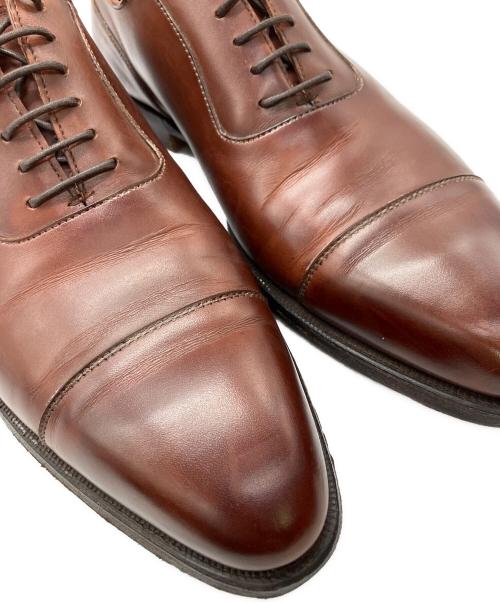 Crockett & Jones（クロケット＆ジョーンズ）Crockett & Jones (クロケット＆ジョーンズ) ストレートチップシューズ ブラウン サイズ:UK7　1/2の古着・服飾アイテム