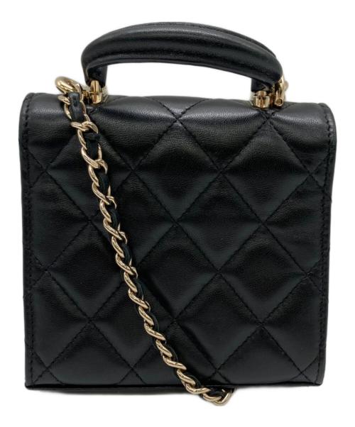 CHANEL（シャネル）CHANEL (シャネル) チェーンショルダーバッグ ブラックの古着・服飾アイテム