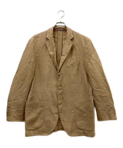 LARDINI（ラルディーニ）LARDINI (ラルディーニ) リネンジャケット ベージュ サイズ:size52の古着・服飾アイテム