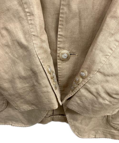 LARDINI（ラルディーニ）LARDINI (ラルディーニ) リネンジャケット ベージュ サイズ:size52の古着・服飾アイテム