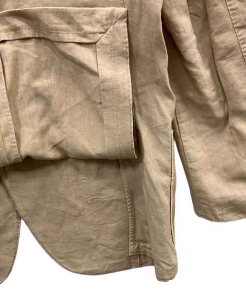 LARDINI（ラルディーニ）LARDINI (ラルディーニ) リネンジャケット ベージュ サイズ:size52の古着・服飾アイテム