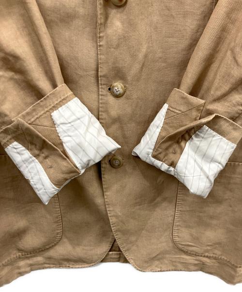 LARDINI（ラルディーニ）LARDINI (ラルディーニ) リネンジャケット ベージュ サイズ:size52の古着・服飾アイテム