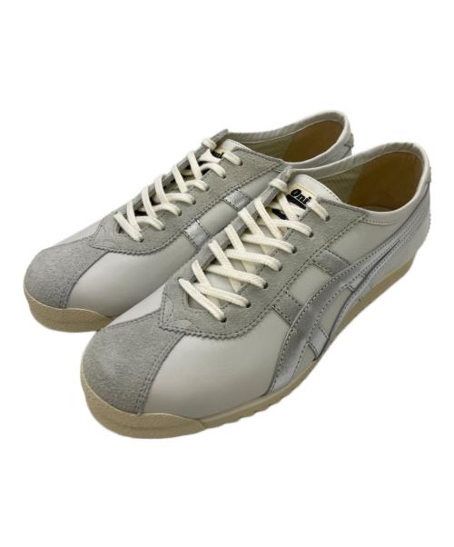 Onitsuka Tiger（オニツカタイガー）Onitsuka Tiger (オニツカタイガー) ローカットスニーカー ホワイト×シルバー サイズ:24.5cm 未使用品の古着・服飾アイテム