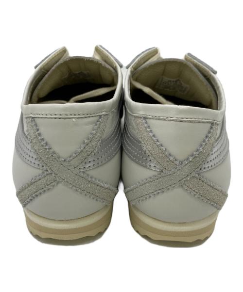 Onitsuka Tiger（オニツカタイガー）Onitsuka Tiger (オニツカタイガー) ローカットスニーカー ホワイト×シルバー サイズ:24.5cm 未使用品の古着・服飾アイテム