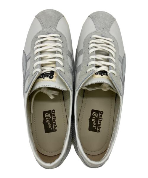 Onitsuka Tiger（オニツカタイガー）Onitsuka Tiger (オニツカタイガー) ローカットスニーカー ホワイト×シルバー サイズ:24.5cm 未使用品の古着・服飾アイテム