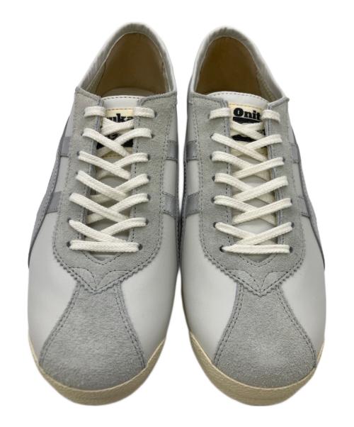 Onitsuka Tiger（オニツカタイガー）Onitsuka Tiger (オニツカタイガー) ローカットスニーカー ホワイト×シルバー サイズ:24.5cm 未使用品の古着・服飾アイテム
