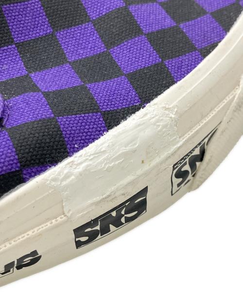 VANS（ヴァンズ）VANS (ヴァンズ) SNS (エスエヌエス) スリッポン パープル サイズ:28cmの古着・服飾アイテム